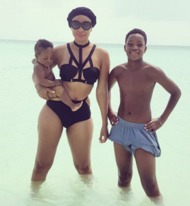 Photos: Pokello shares pictures of son with Elikem