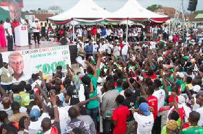 Business booms in Cape Coast ahead of NDC campaign launch