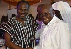 Prophet Kobi with Nana Addo