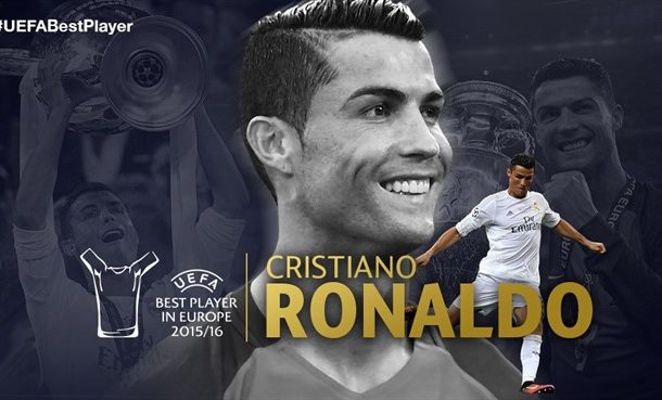 Ronaldo wins UEFA Best Player Award