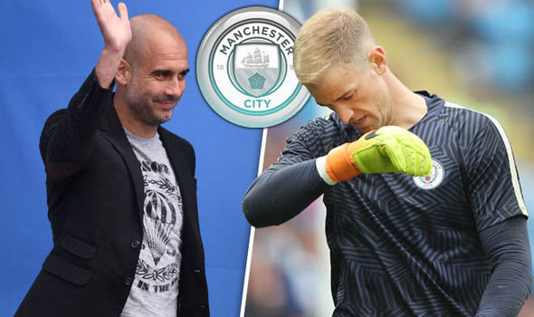 Pep and Hart feud?....video footage from training ground seem to suggest so