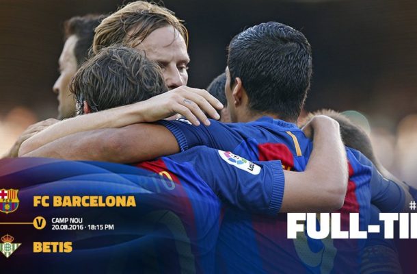 FC Barcelona start La Liga title defense with a convincing win
