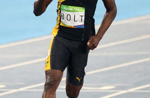 USAIN BOLT declared himself on course for sporting immortality after completing the first part of his Olympic triple triple