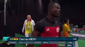 Rio 2016: Ghana’s weightlifter, Christian Amoah bows out