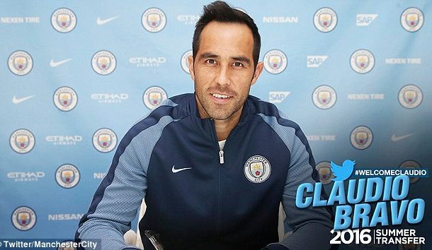 Man City signs Claudio Bravo on a four year deal