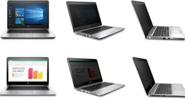 HP laptop blocks over-shoulder snooping
