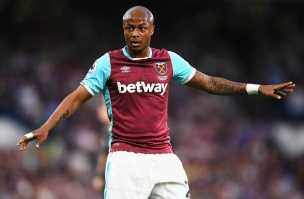 West Ham Confirm Ayew To Miss Four Months With Thigh Injury
