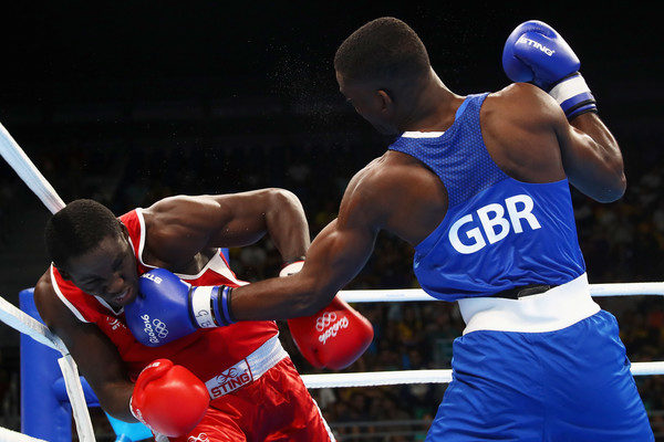 Rio 2016: Ghanaian-born British boxer leaves his Ugandan victim gasping for air!