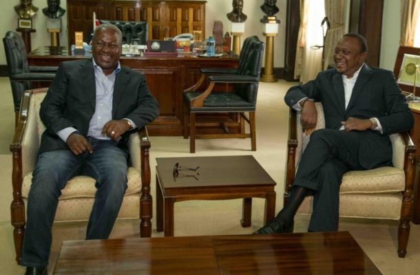 Ghana and Kenya agree to promote intra-trade after Uhuru, Mahama meet
