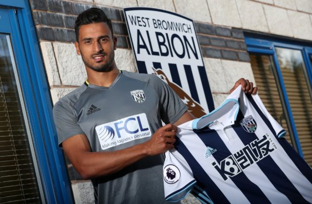 Nacer Chadli breaks the cheque as new West Brom signing