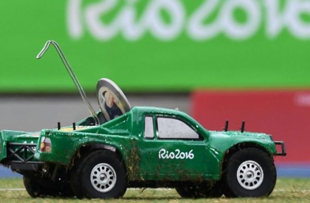 Technology on the rise at Rio Games;Photos and Videos of remote control cars