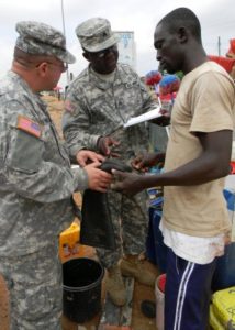 Video: Ghanaians invade US Army with their attractive 'jamma' culture