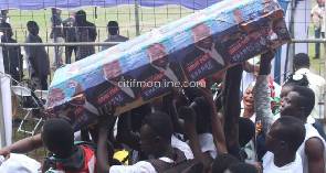 Nana Addo ‘mocked in a coffin’ at NDC manifesto launch