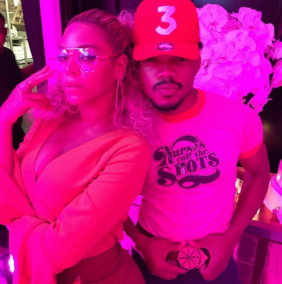 Photos from Beyonce's 35th birthday Soul Train themed party