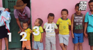 Video/photos: Brazilian couple has 13 sons and won't stop having kids until they have a girl