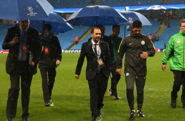 Man City Champions League game called off due to heavy rain in England