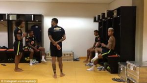 Hilarious Video! Neymar and team mates take on The Running Man Challenge