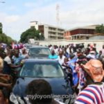 Photos:  Mahama, Akufo-Addo supporters jubilate during filing of nomination