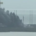 SpaceX rocket explodes on launchpad