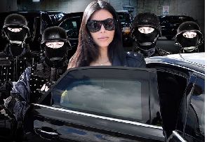 Kim Kardashian new security's ready for gun battle