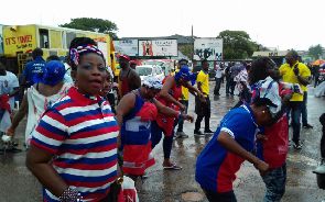 Party supporters defy heavy rains to attend NPP manifesto launch