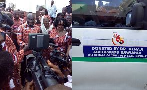 Bawumia donates ambulance to alma mater