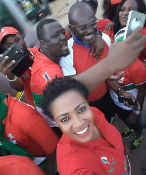 Kennedy Agyapong in NDC selfies