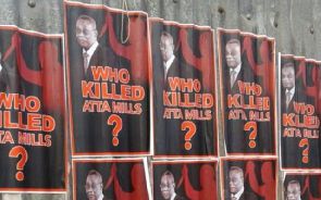 One arrested over ‘who killed Atta Mills’ posters