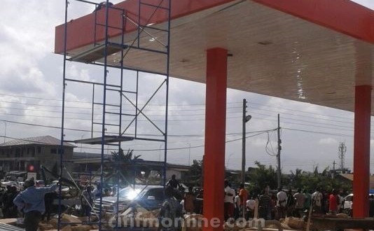 Disaster committee stops construction of fuel station