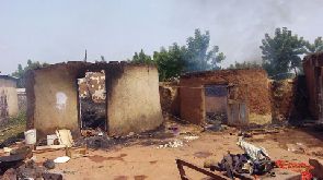 Angry youth raze down houses of alleged witches