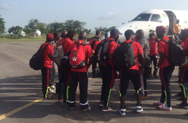 PHOTOS: Cranes of Uganda land in Tamale for Ghana World Cup qualifier