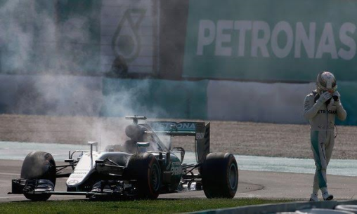 Lewis Hamilton pens down emotional FB post saying Mercedes not responsible for his failures after his engine burst into flames