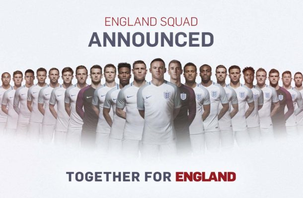 Gareth Southgate names his first England squad