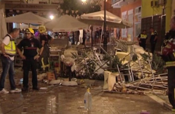 At least 77 injured in gas explosion at Malaga tourist restaurant