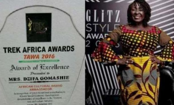 Abla Dzifa Gomashie honoured with Trek Africa Awards in Nigeria