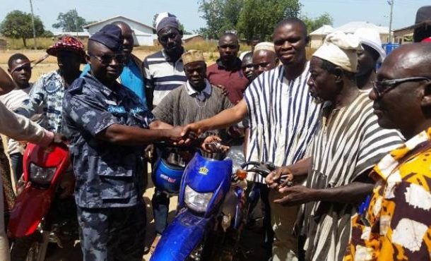 Yagaba-Kubori MP donates motorbikes to Yagaba Police