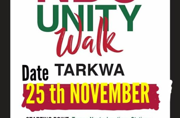 NDC's confirms Nov. 25 for Unity Walk in Tarkwa