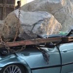 2 feared dead as rocks crush BMW occupants