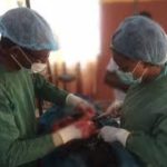 The surgeons: Nigerian father and daughter perform surgery on their patient