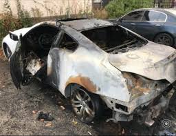Woman sets her boyfriend's car on fire after he called off the relationship