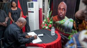 Photos: Mahama signs KABA’s book of condolence