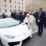 Pope Francis gets Lamborghini as gift & donates it to charity (Photos)