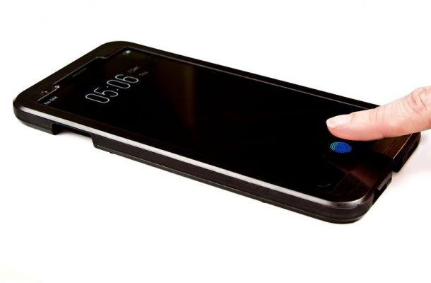 Hey, look: A fingerprint scanner under a smartphone screen