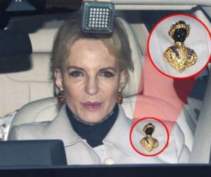 Racist princess wears racist brooch to lunch with Megan Markle |Photos