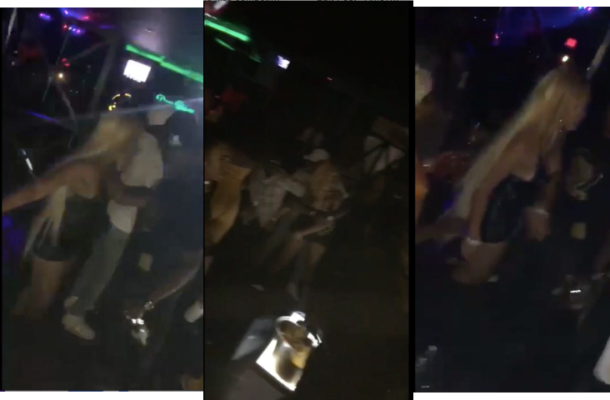 VIDEO: Drama as Shatta Michy and ‘Bosschick’ fight at Hajia4Real’s party