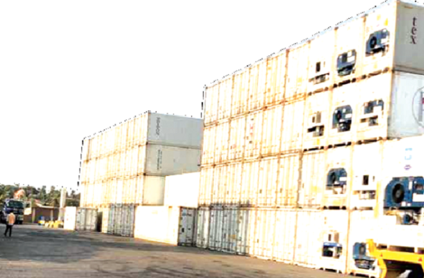 Customs to auction two abandoned frozen food containers