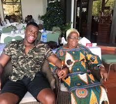 #MansNotHot: Big Shaq returns to Ghana after 9 years, shares photo with his grandma |Photos