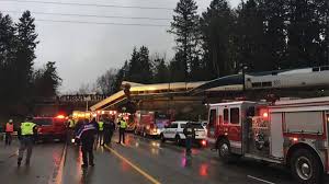 Amtrak Washington train crash: Deaths as carriages fall on US motorway