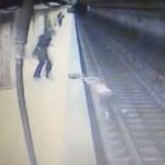 Woman caught on camera pushing her husband's pregnant girlfriend on railway track that crushed her to death |graphic video