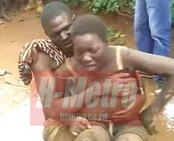 PHOTOS: Married man caught having sex with mad woman